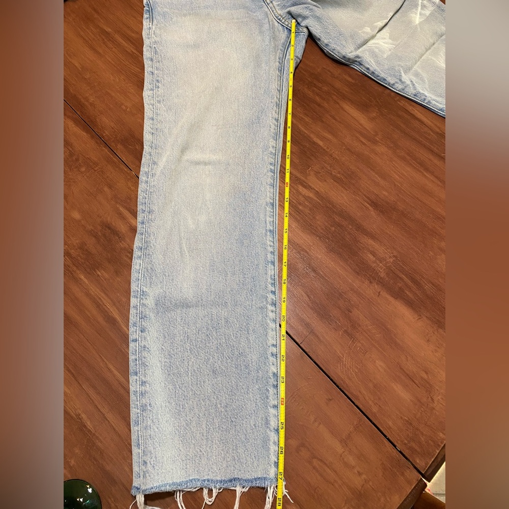 Imogene + Willie Women’s Ada Relaxed Straight Distressed Hem Jeans Size 27 - Picture 9 of 9